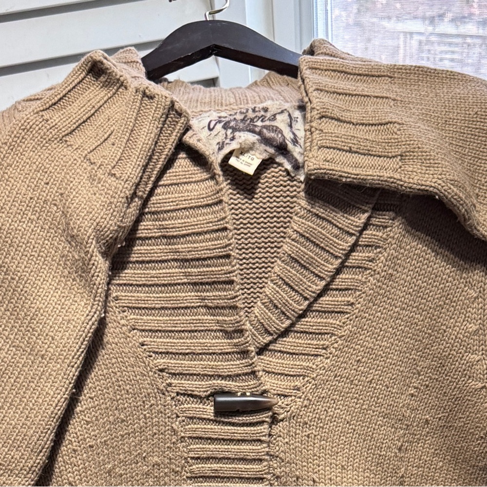 🍁✨ HOST PICK✨Roots Taupe Long Sweater Jacket — Cozy Canadian Classic ✨🍁 - Picture 11 of 16